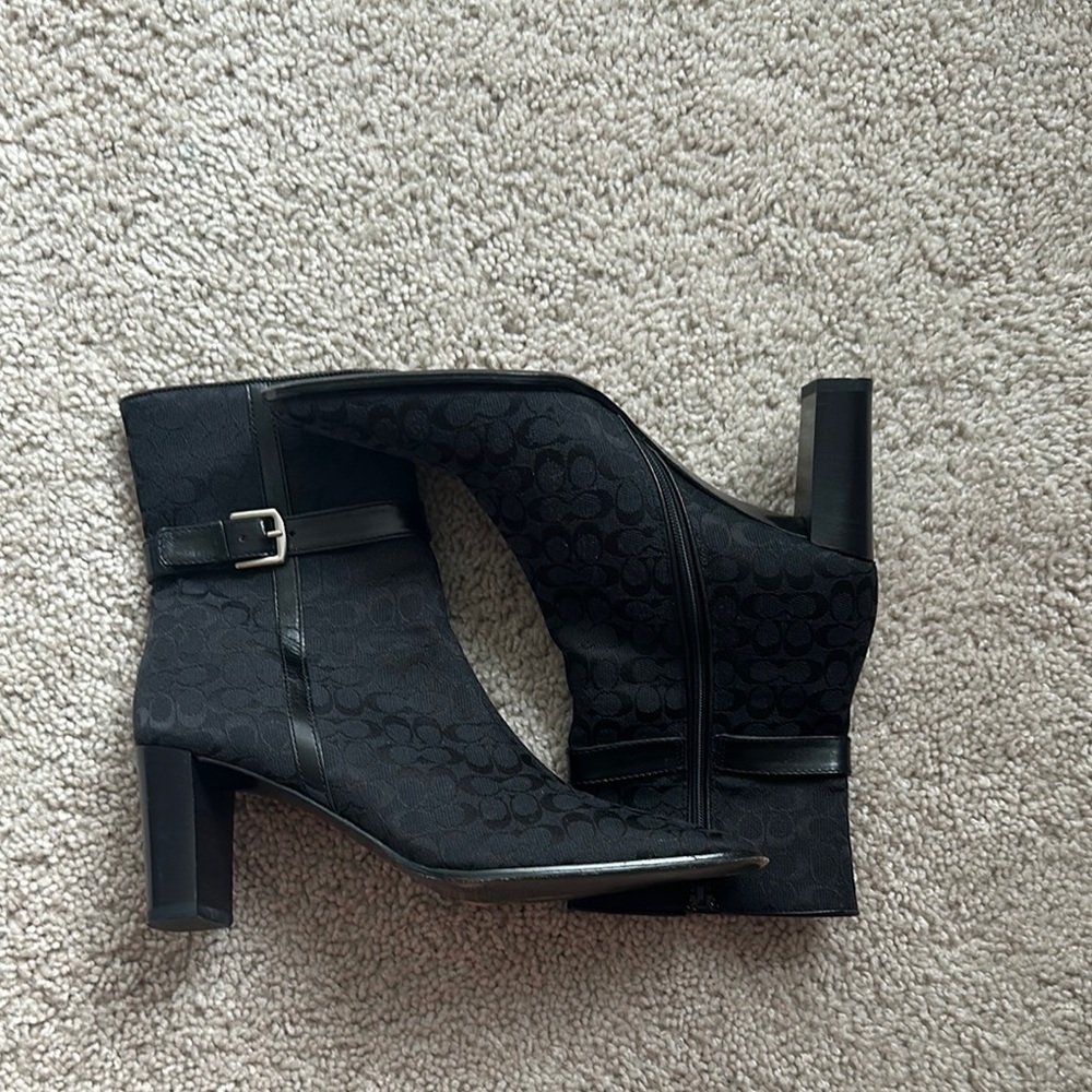 Coach Black Ankle Boots
